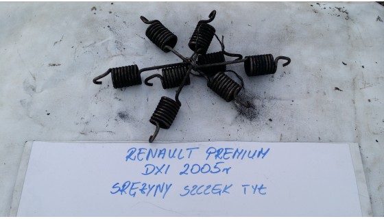 Sprężyny szczęk tył  RENAULT PREMIUM DCI 2005r